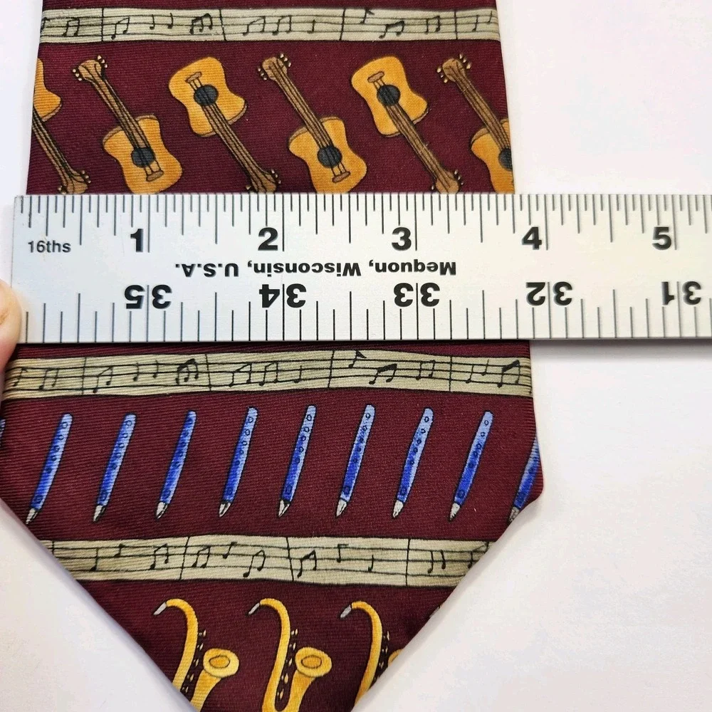 Save the Children Instrument Neck Tie Nathan Musical Madness Music‎ Teacher Gift